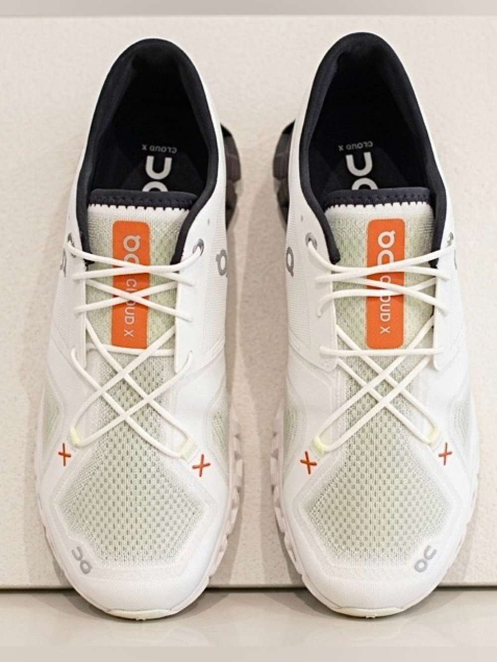 On Running Cloud X 3 Sneakers Running Shoes Men’s Size 10 Off White Like New